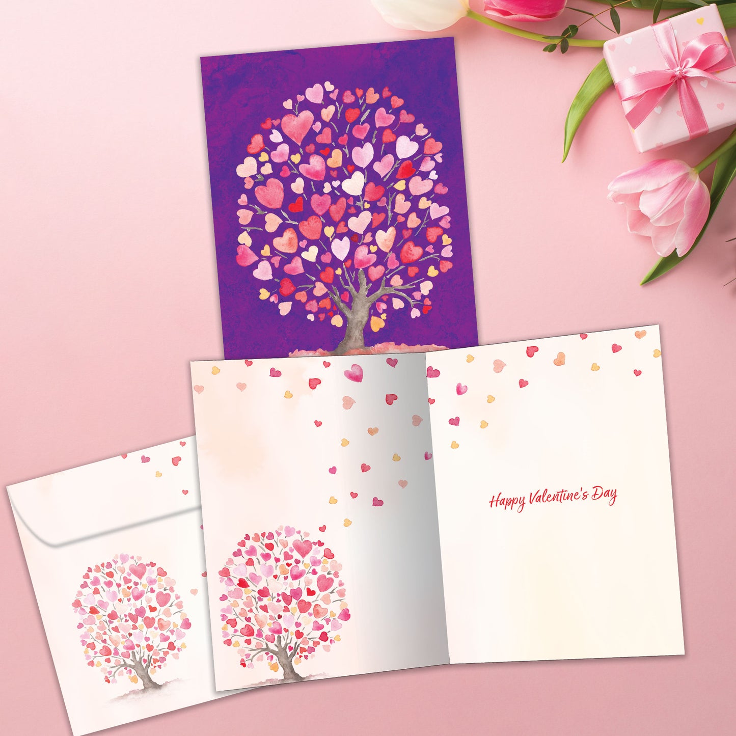Heart Tree Valentine's Day Card
