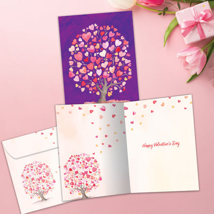 Heart Tree Valentine's Day Card
