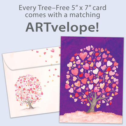 Heart Tree Valentine's Day Card