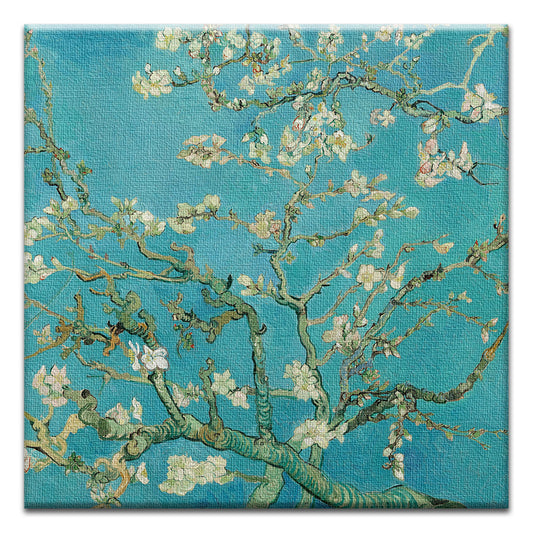 Van Gogh Almond Blossoms Thumb-Tack Canvas Card