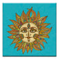 Vibrant Sun Thumb-Tack Canvas Card