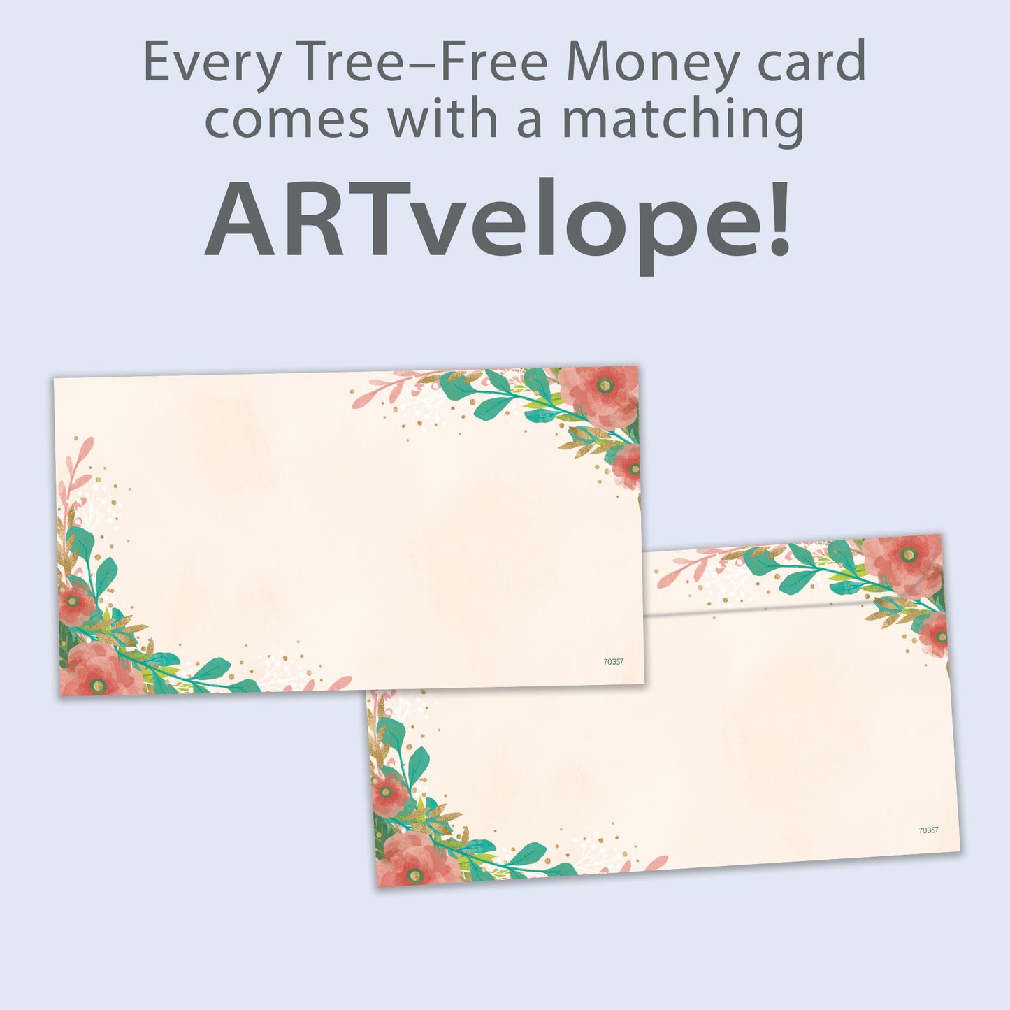 Happy Flowers Wedding Money Holder Card