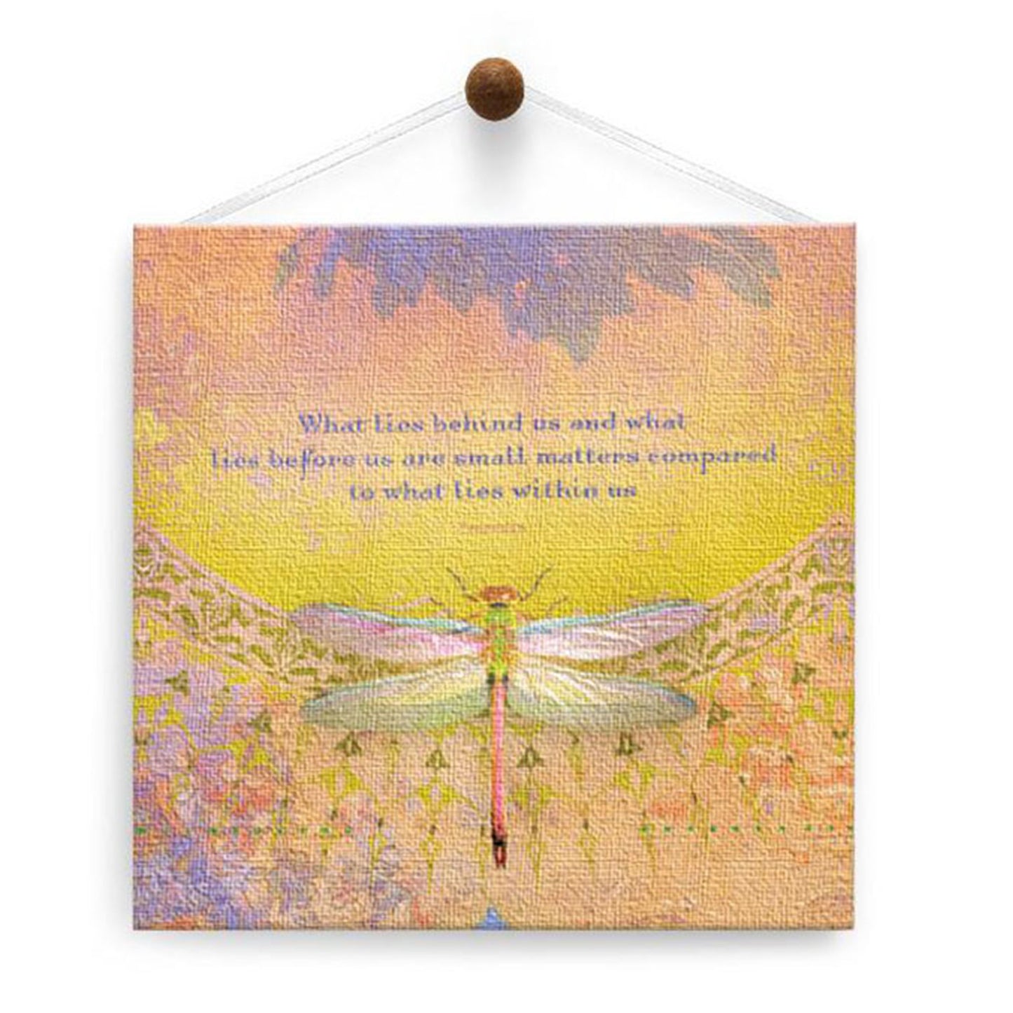 What Lies Within Thumb-Tack Canvas Card