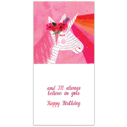 You Are My Unicorn Thumb-Tack Canvas Card