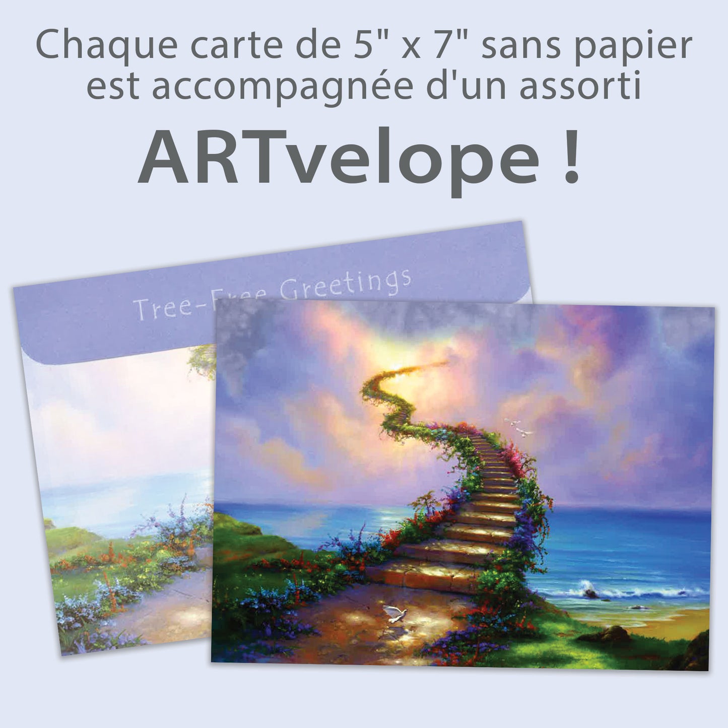 Carte Toutes les occasions Escalier du Paradis