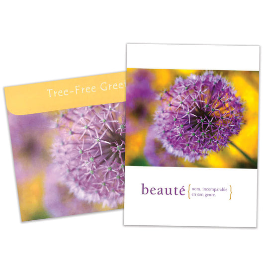 Carte bonne fête Beauté
