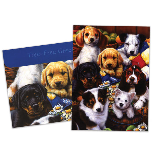 Carte bonne fête Chiens Amis