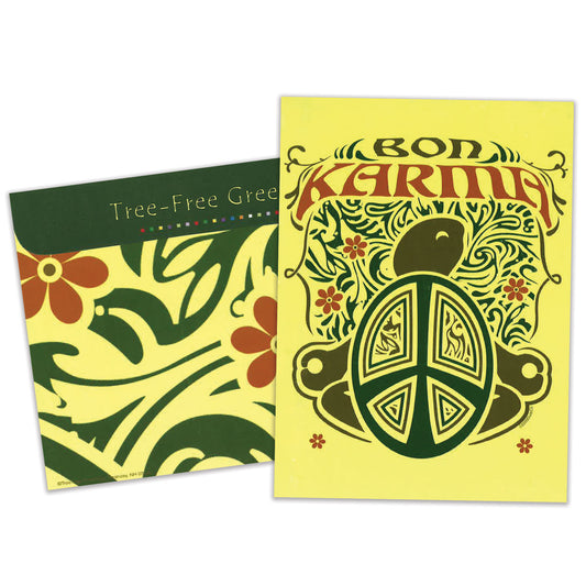 Carte bonne fête Tourtue de Karma