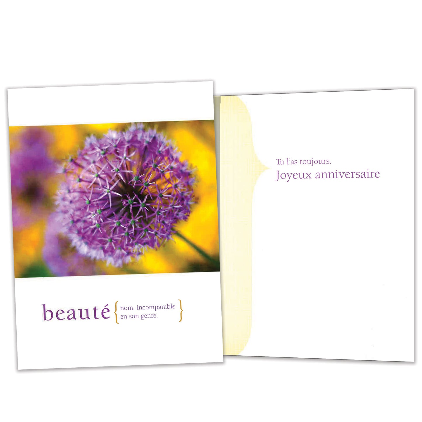 Carte bonne fête Beauté