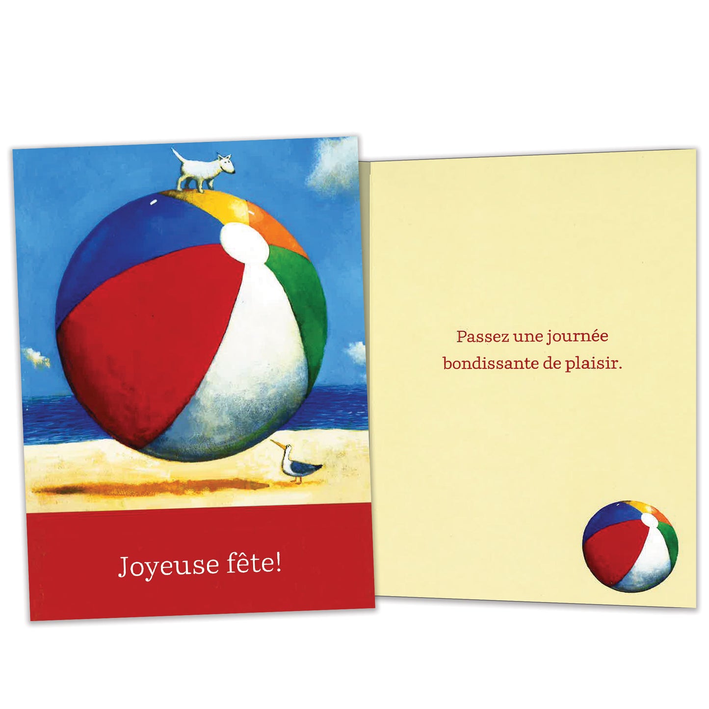 Carte bonne fête Ayez une boule