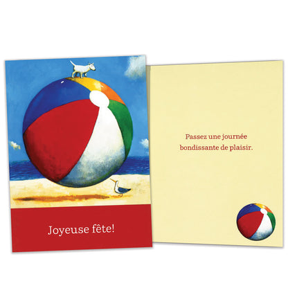 Carte bonne fête Ayez une boule