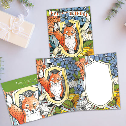 Foxy Birthday Card