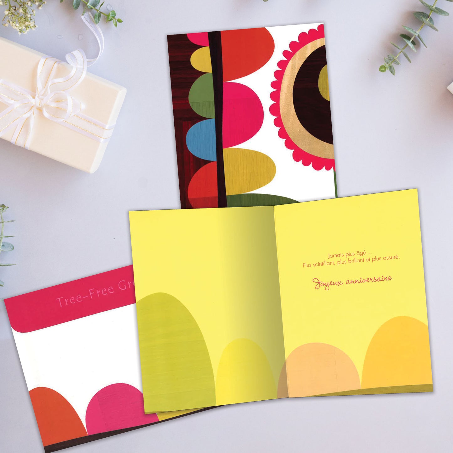 Carte bonne fête Collage
