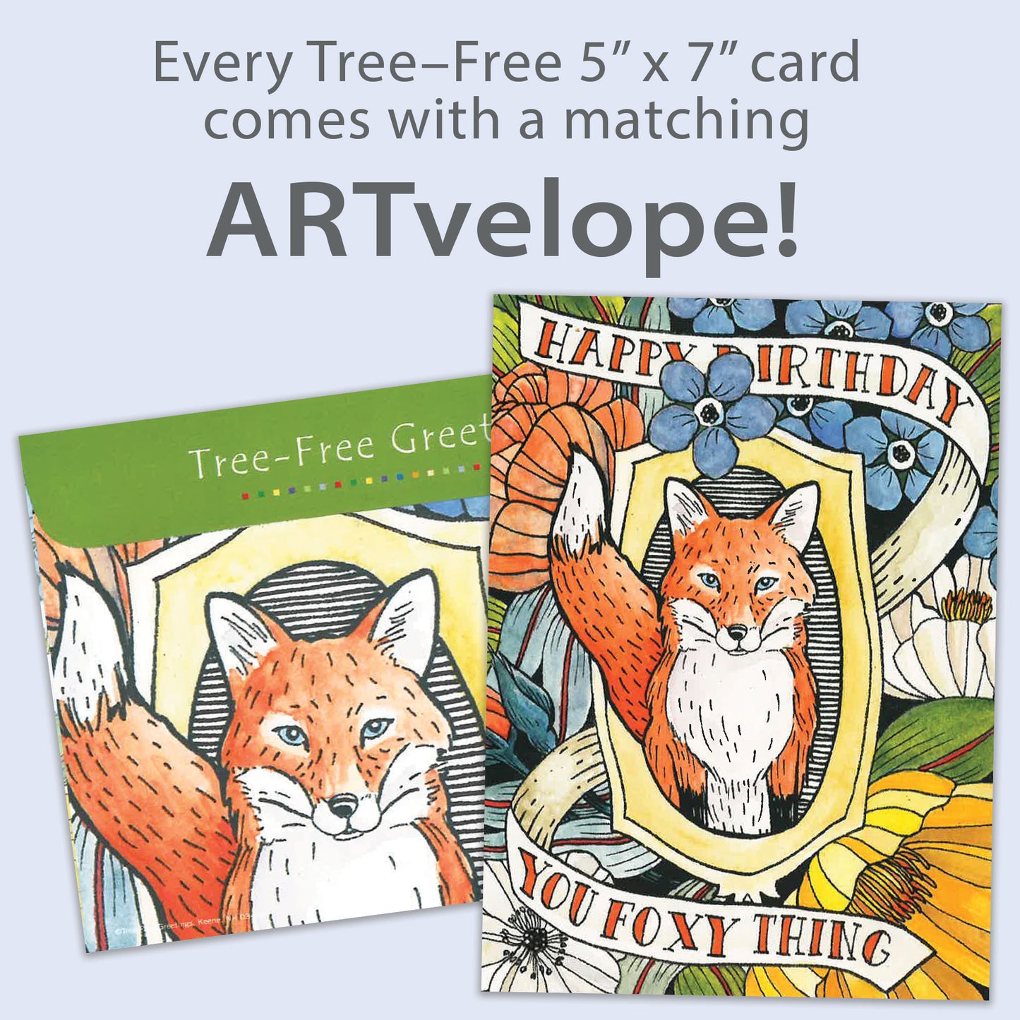 Foxy Birthday Card