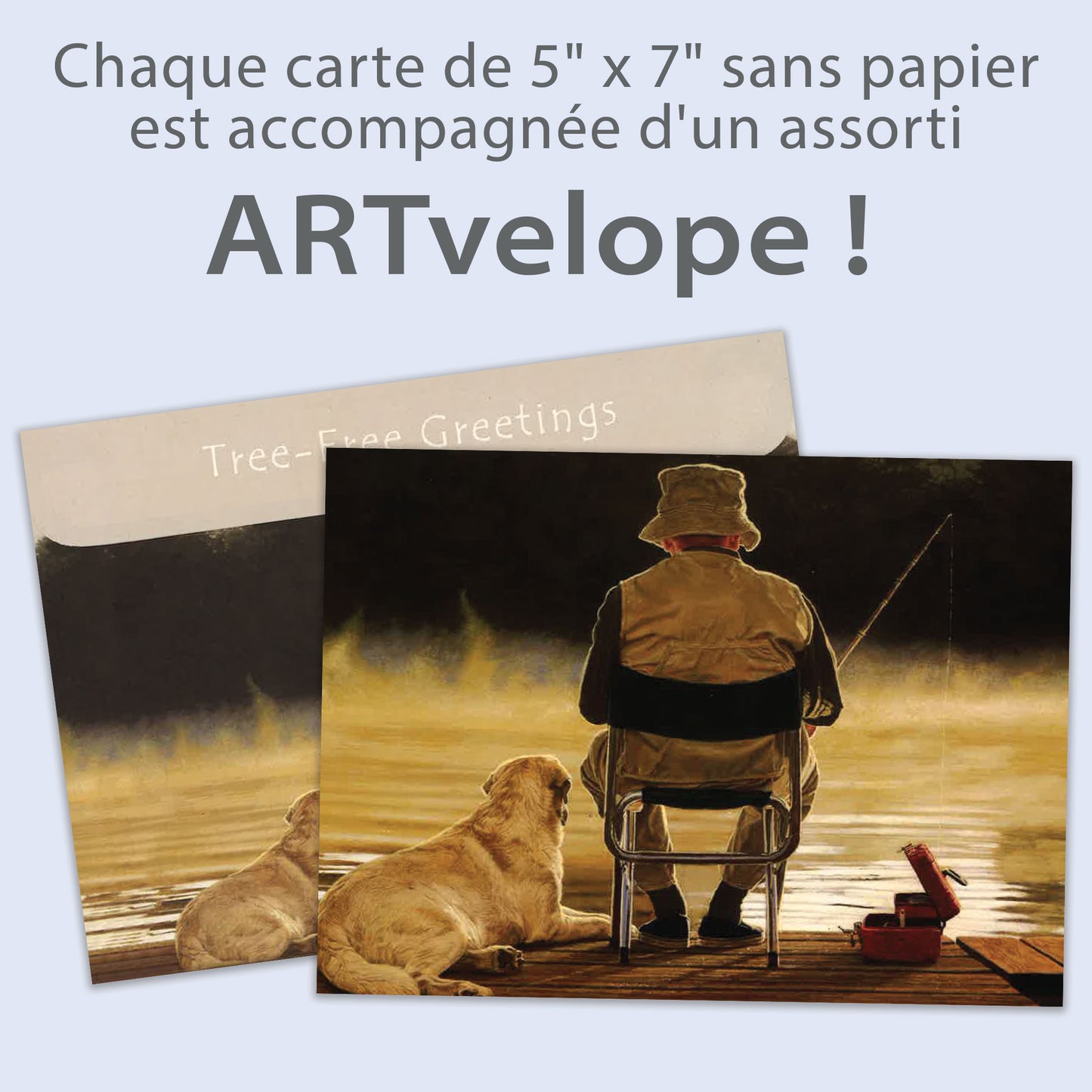 Carte bonne fête Copains de Pêche