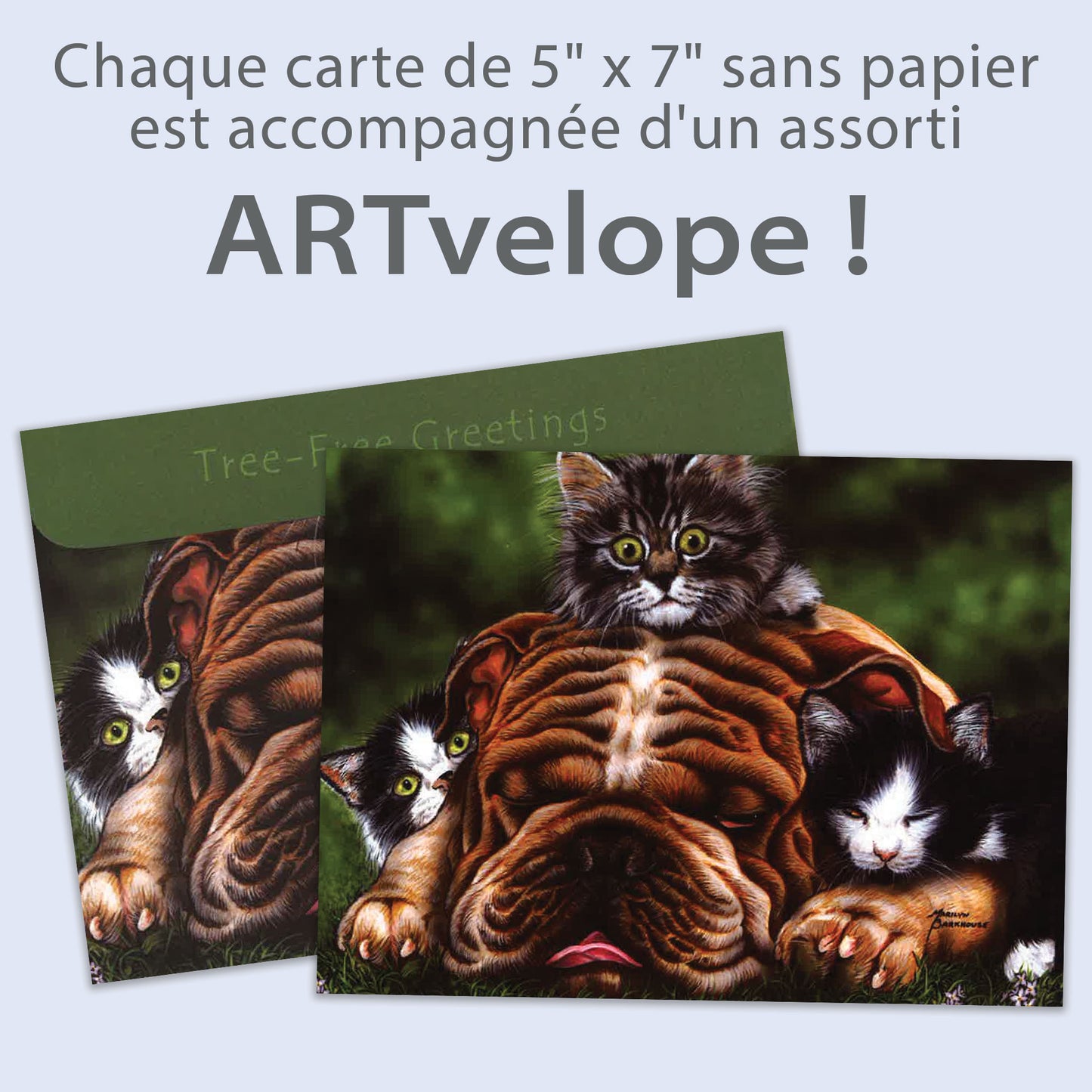 Carte bonne fête Plisser