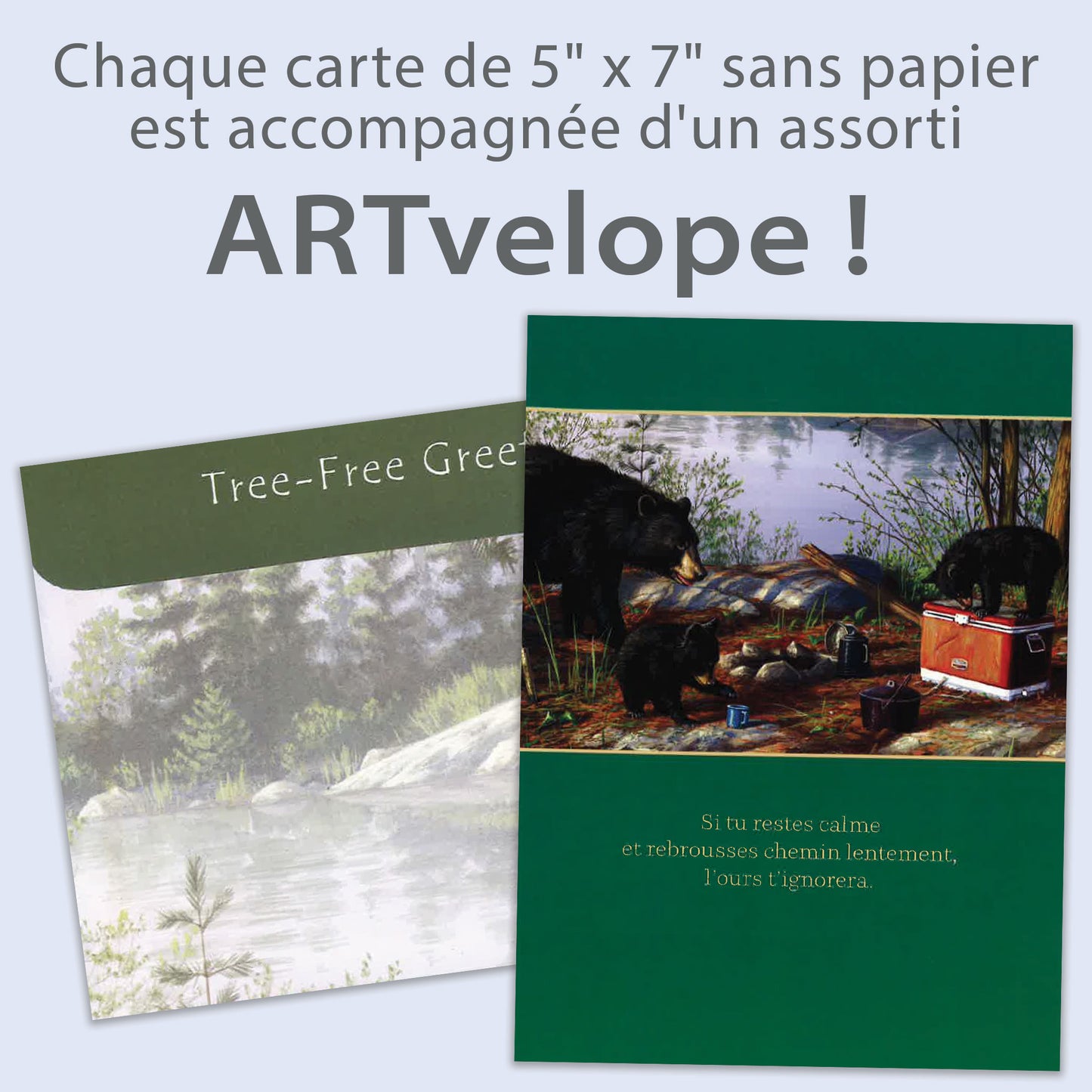 Carte bonne fête Ours